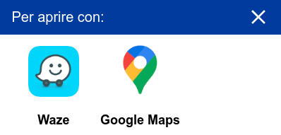 Apri il percorso finale in Google Maps o Waze per guidare fino a destinazione al miglior prezzo